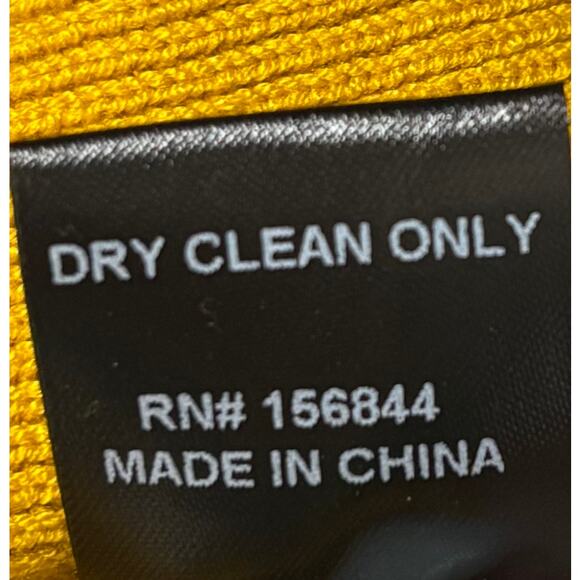 Le Superbe Eve Dress, Knit Stretch Maxi, Body Con, Yellow Halter, Womens Size M - Picture 9 of 10